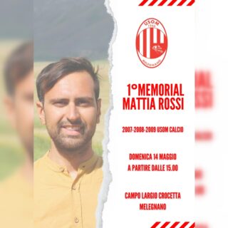 Vi invitiamo a partecipare domenica 14 a partire dalle ore 15.00, al Memorial Mattia Rossi. Sarà una giornata particolare per i genitori, oltre essere la festa della mamma domenica sarà anche San Mattia. 
L'incasso del memorial verrà devoluto all'associazione https://aiasmilano.it/

#giochiamopermattia